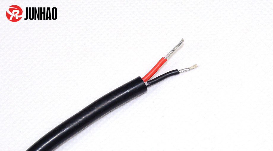 1-19100F9535HW 玄色2芯0.5平方耐高温硅胶护套线产品图